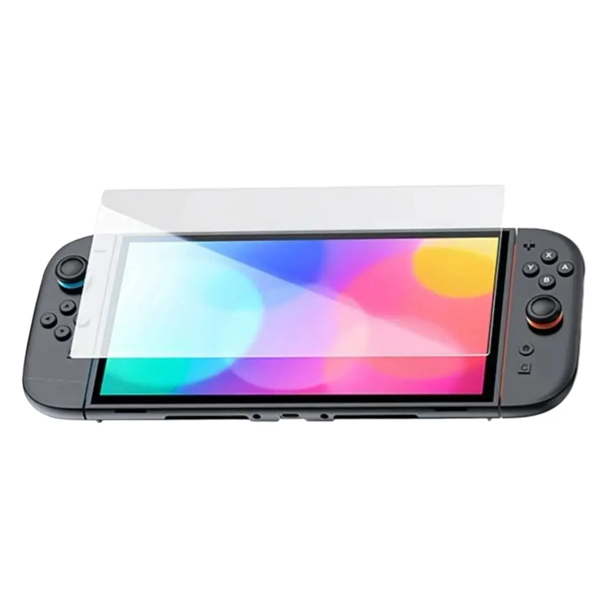Happy New-  For Switch 2 Screen Protector Film Kit for Switch 2 Ultra-Clear Anti-Scratch Tempered Glass Protective Film