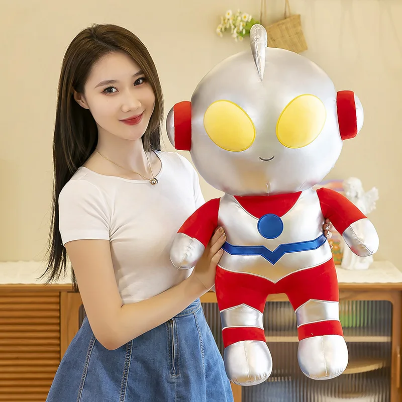 New Large Size Aote Man Plush Toy Doll Q Version Standing Soft Stuffed Animal for Kids Birthday Gift Ideal Childrens Present