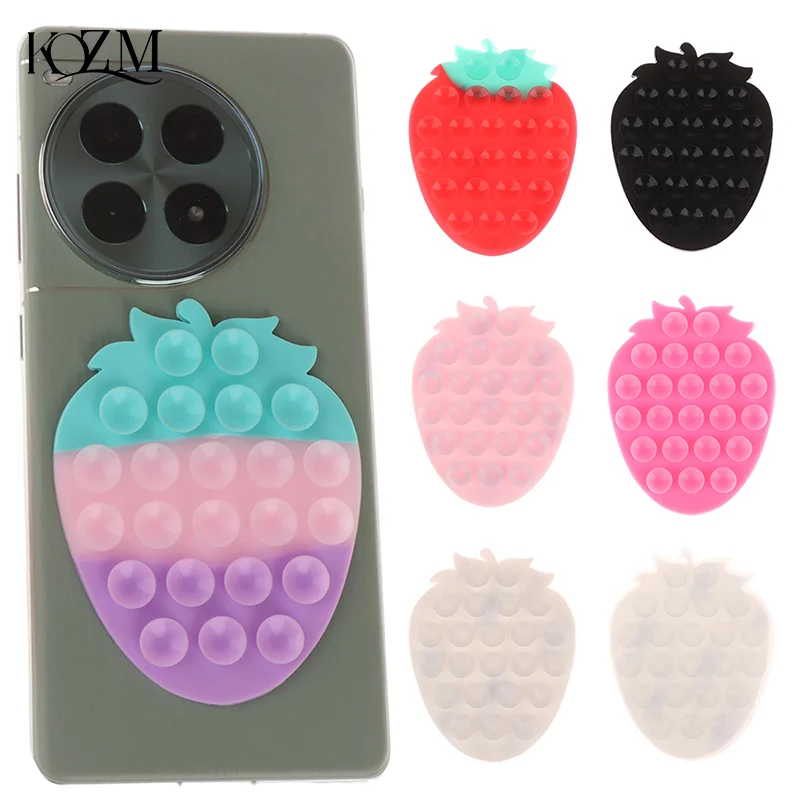 

Strawberry Suction Cup Mobile Phones Sucker Support Mount Portable Phone Stand Universal Phone Fixed Pad Car Navigation Bracket