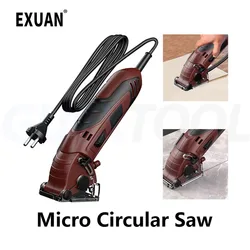 Electric Dust-free Mini Cutting Circular Saw Household Wood Board Tile Cutting Machine Wooden Board Gypsum Board PVC Cutting