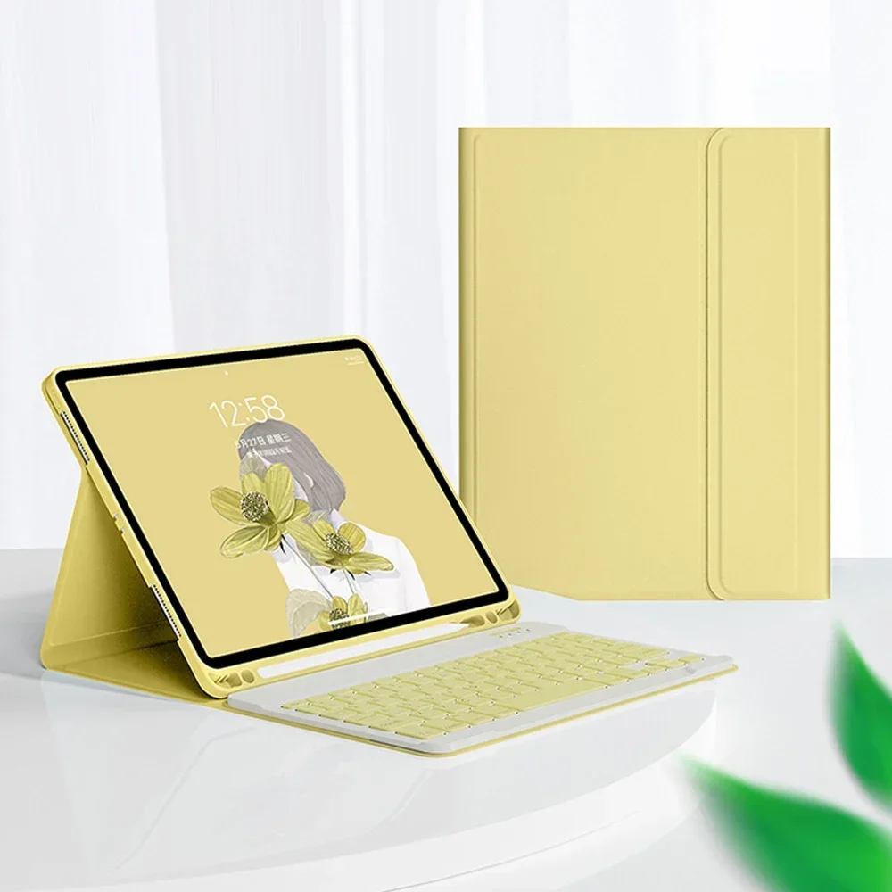 

For iPad 10 Generation 2022 Case Shell for iPad 10.9 Inch 10th 2022 Cover+ Wireless Bluetooth Tablets keyboard Funda