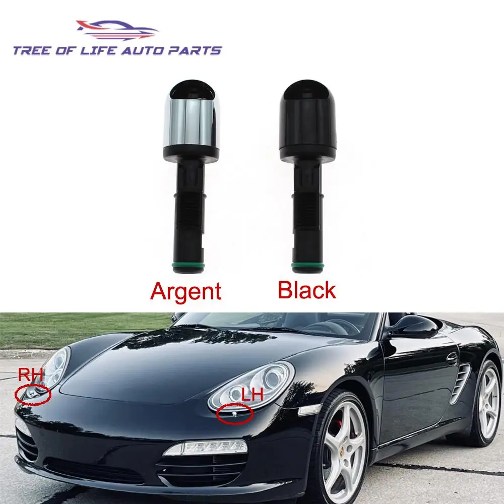 Argent Black 97062825100   Dysza spryskiwacza reflektorów do Porsche 911 Panamera 718 Boxster 99762826300   997 628 263 00
