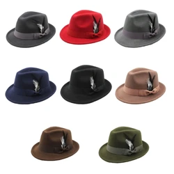 Oktoberfest JazzHat Adult Stage Performances Accessories Felt Flat Top Hat