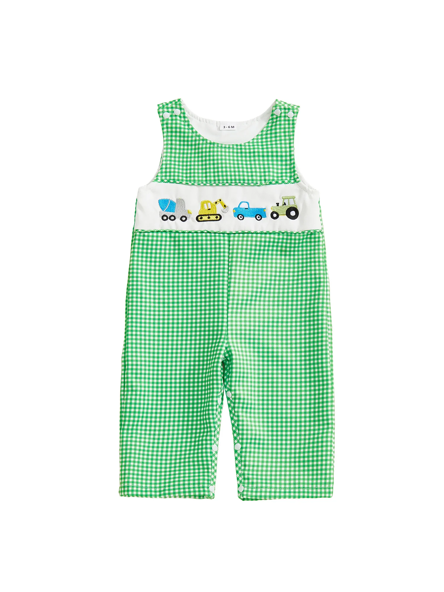 

Комбинезон с короткими рукавами и принтом динозавра для малышей, круглым вырезом и застежкой-кнопкой для маленьких мальчиков