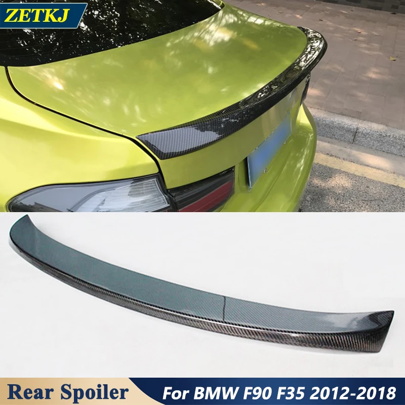 Modified AC Style Rear Spoiler Real Carbon Fiber Back Trunk Wing For BMW 3 Series F30 F35 320i 328i 325i 2012-2018