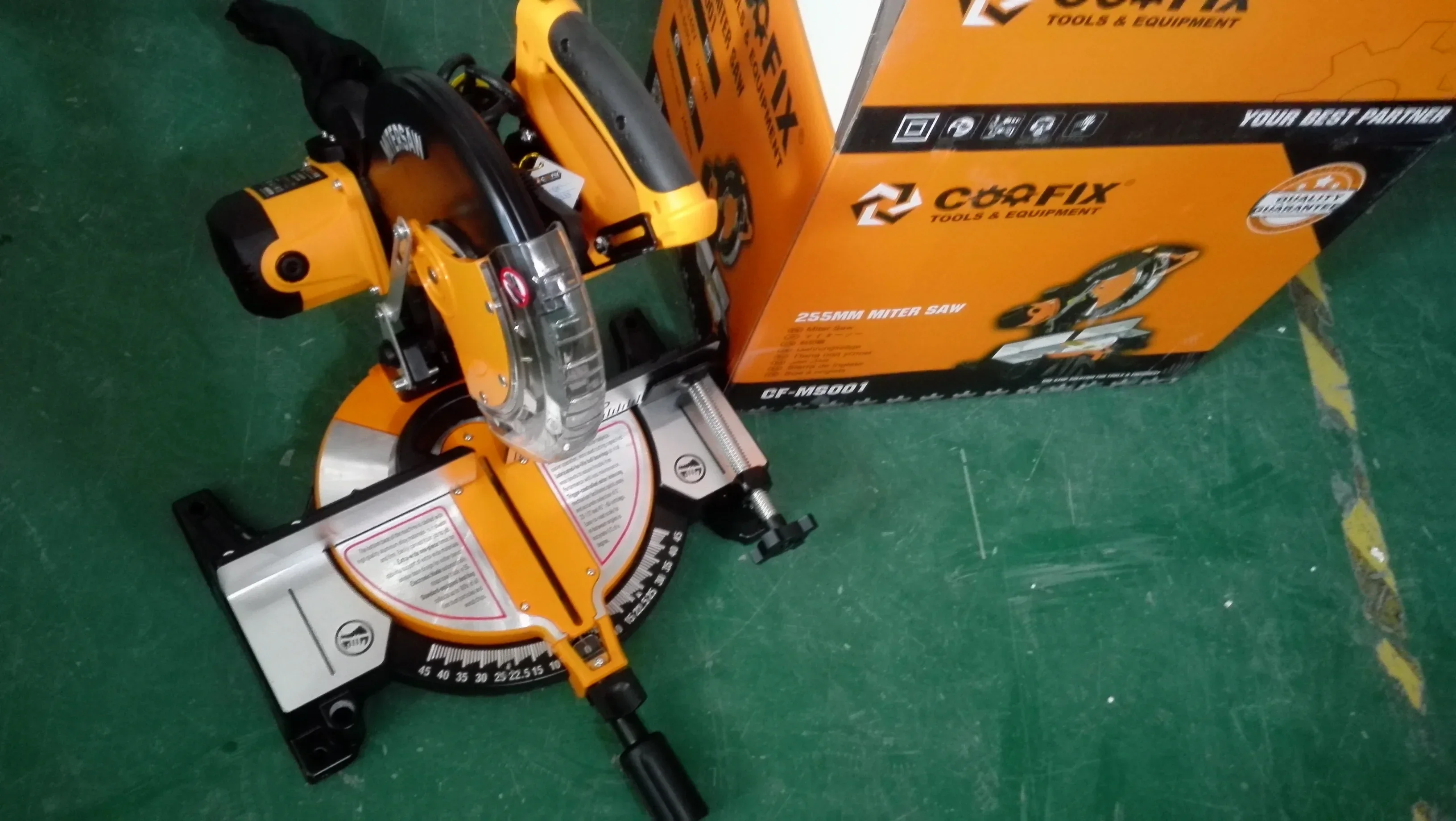 COOFIX new design compound electric miter saw for aluminum and wood miter saw serra circular concrete circular saw