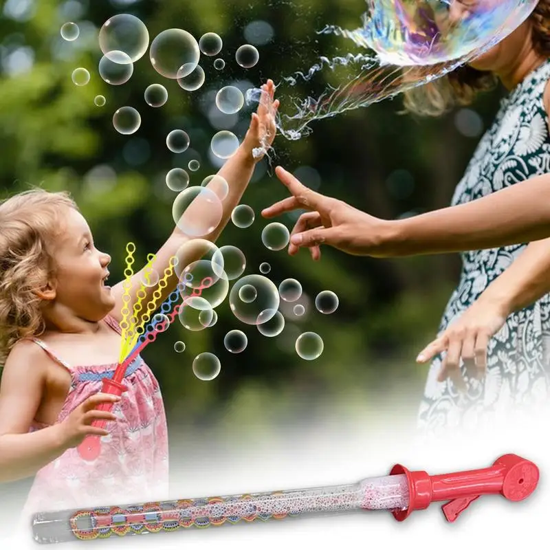 Kids Bubble Wand 150 ml Kids Bubble Machine met 35 gaten Ergonomische Outdoor Giant Bubble Stick met 10 stuks Bubble Solution voor