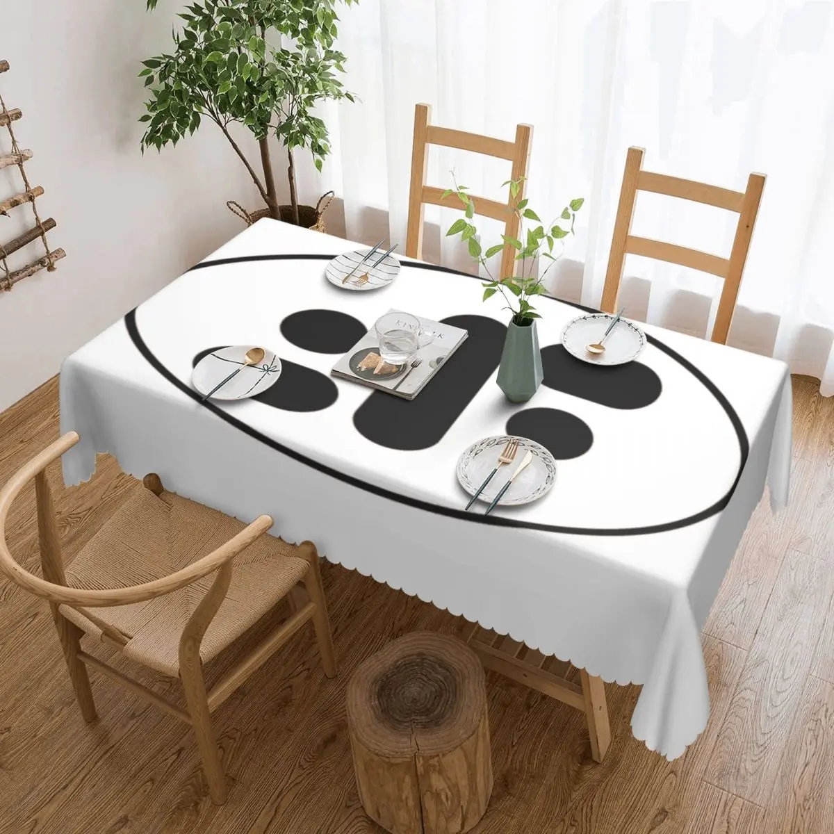 The Alien V The Visitors Are Our Friends II Rectangular Tablecloth Table Cover for Festival Party Decorations Table Cloth