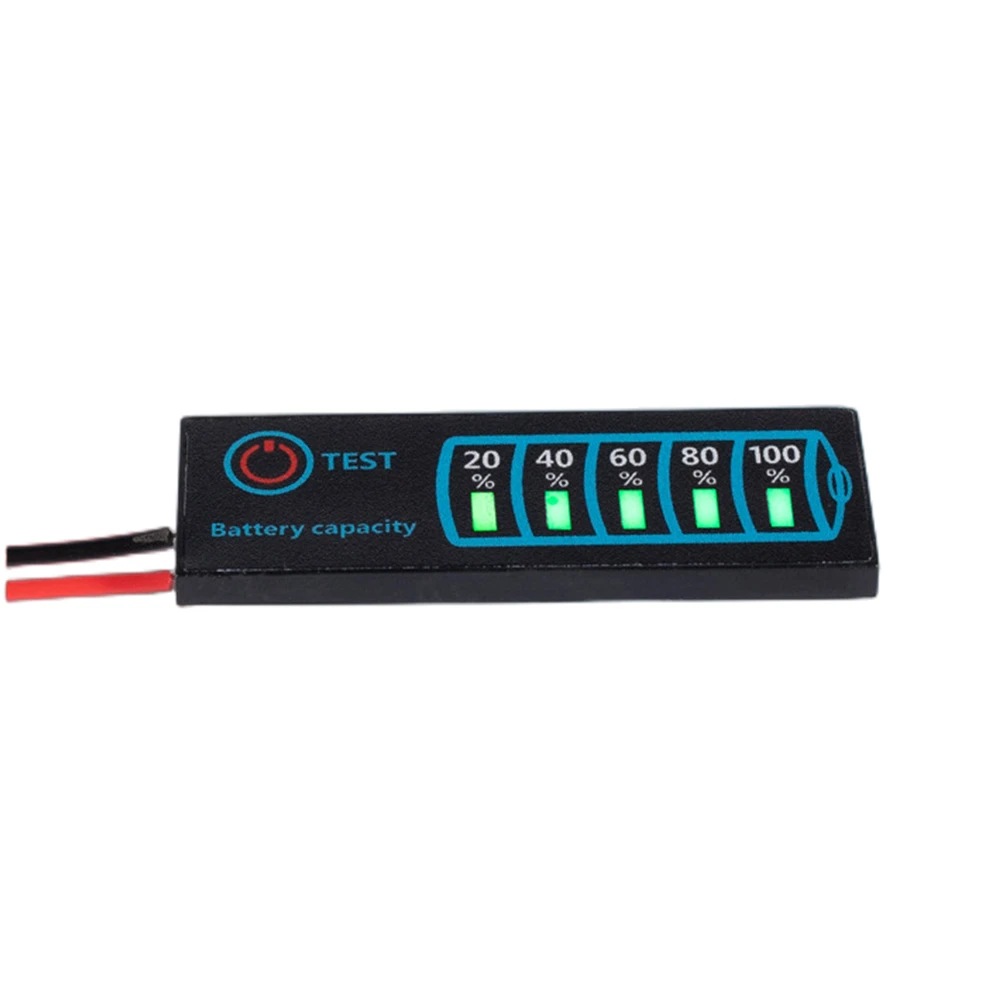 DC5-30V 12V 24V LED Battery Capacity Indicator Power Display Panel Lithium Lead Acid Battery Capacity Voltage Meter Module