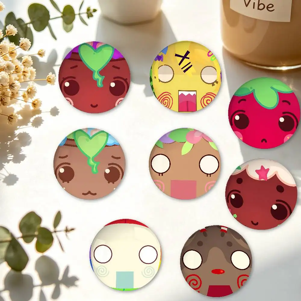 Kawaii D-Danndys World Abzeichen, kreative Anstecknadeln aus Weißblech, Brosche mit kreativen Zitaten, Abzeichen für Kleidung, Geschenk für Kinder und Freunde