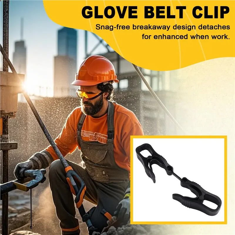 

【OFF-SHELF】Glove Keeper Рабочий зажим Зажимы для перчаток 24 шт. Зажимы для перчаток для ремня Зажим для перчаток Зажим для перчаток Держатель для петли для ремня