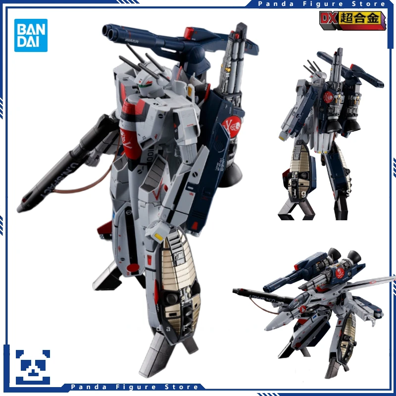 

Bandai Dx Chogokin Limited VF-1S Strike Valkyrie (Itizyou Hikaru) Mechanic Edition Action Figure Gunpla Toy Mecha Model Anime