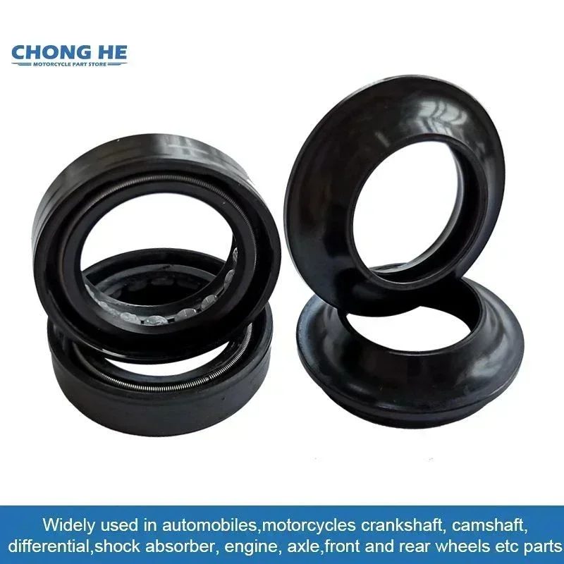 

35x48x11 Front Shock Fork Damper Shaft Oil Seal Retainers 35 48 Dust Cover For BMW R1150RT ABS R1150GS ADVENTURE R1150 R 1150 GS