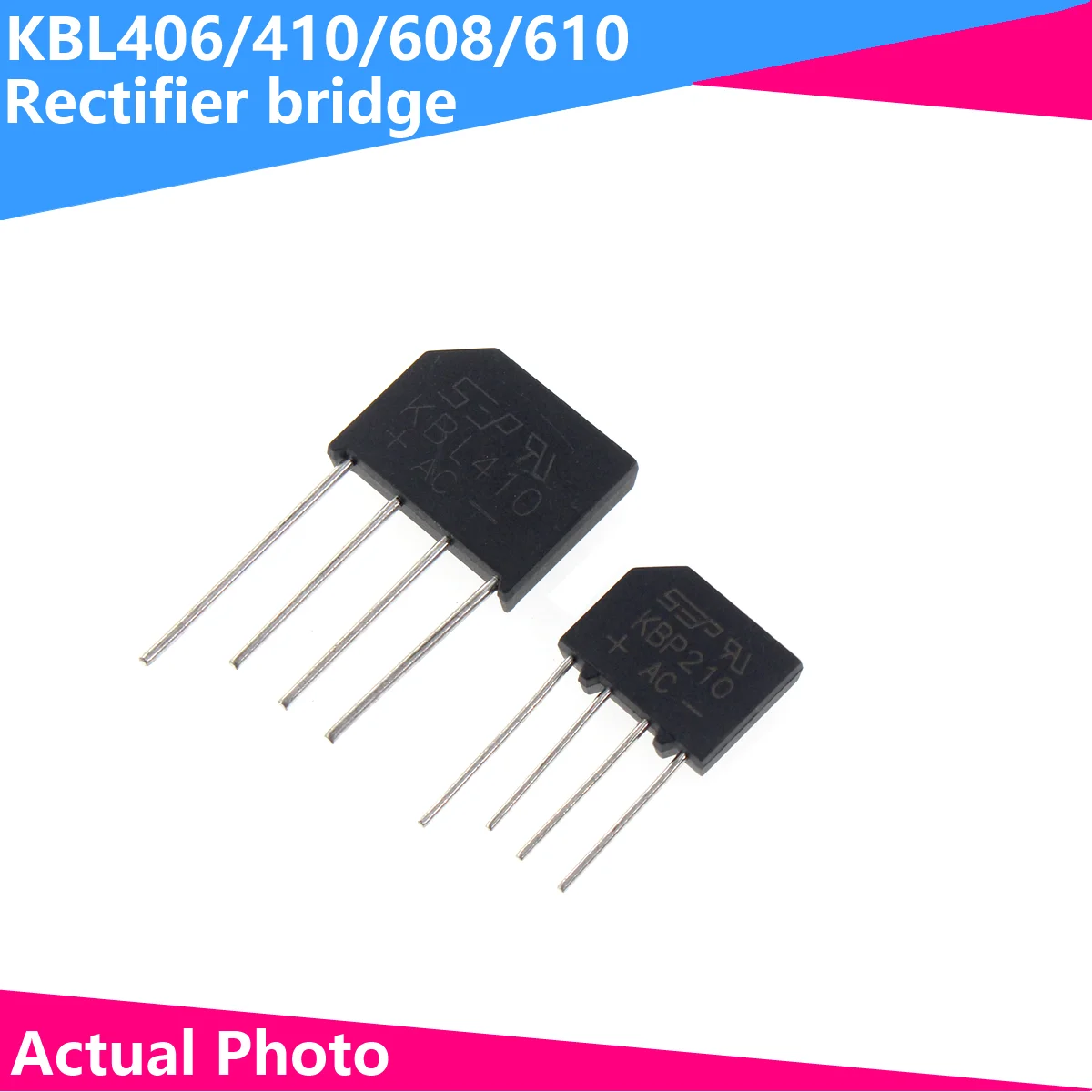 

10/5PCS bridge rectifier KBP310 KBP307 KBP210 KBP206 KBL608 KBL406 KBL610 KBL410 KBL606 KBU606 KBU1010 KBU808 KBU806