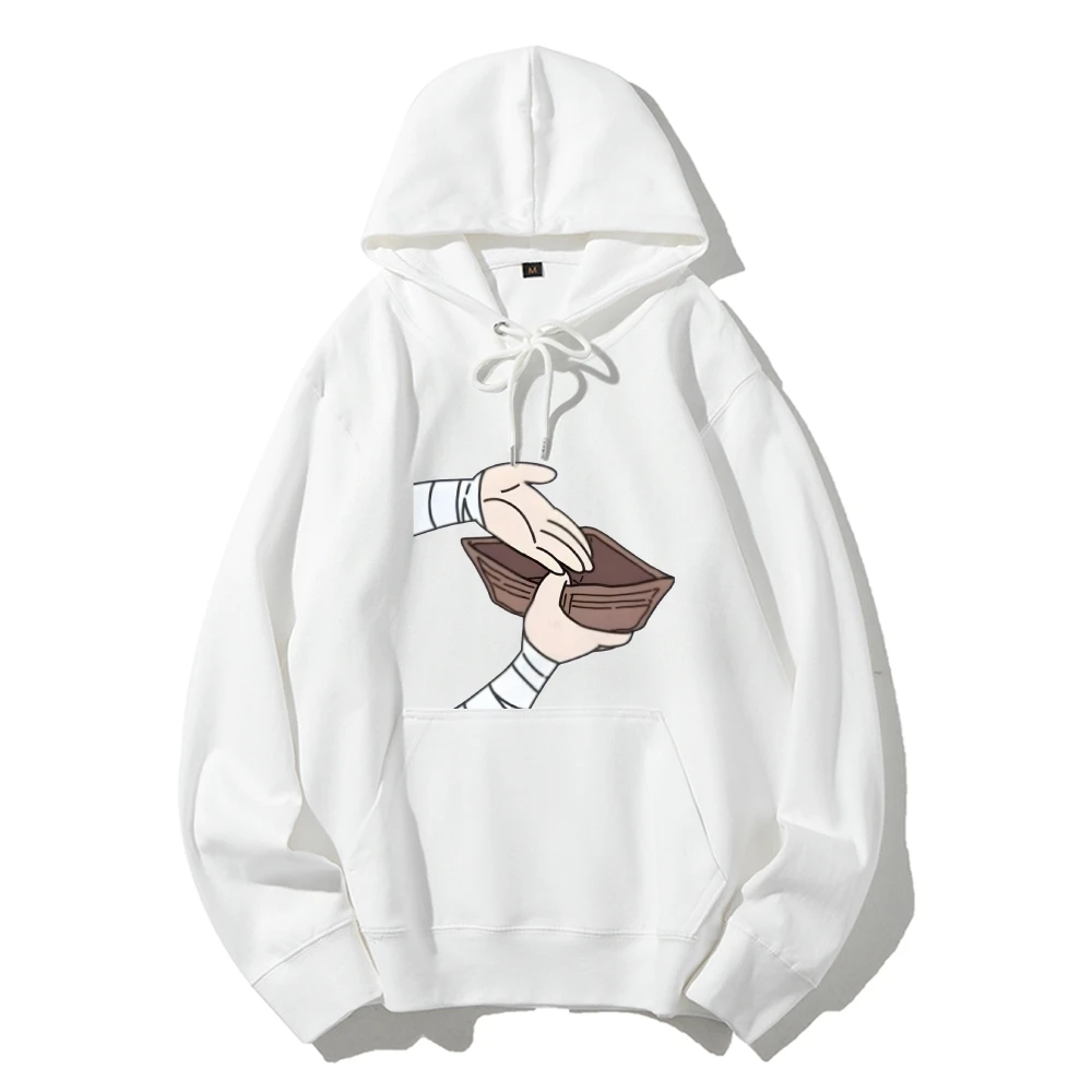 جرافيك هوديس محفظة هوديس قسط القطن جودة عالية المتضخم هوديس ملون بسيط اليد الفن شيك Y2K نمط الملابس #1