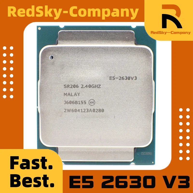 CPU e5 2630 v3,lga 2011-3, 2.4ghz,8コア
