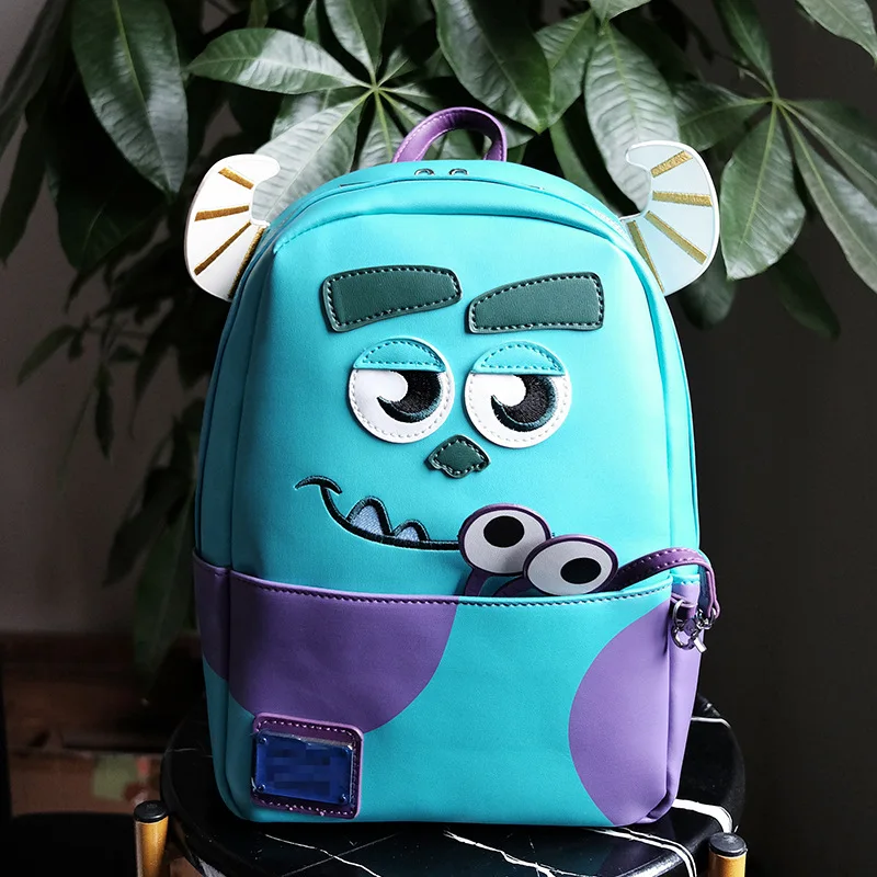 Disney Monsters University Cartoon Character James P. Sullivan Backpack Student Stationery Leisure Bag Halloween Christmas Gifts