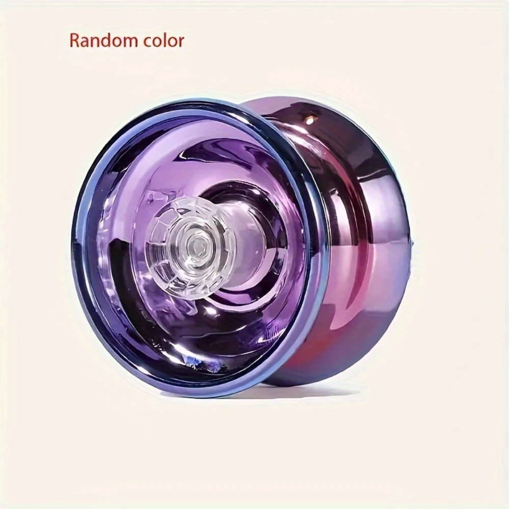 Professional Yoyo - High-Speed Metal Spinner with Cnc Top & Finger Guard for Competitive Play, Mixed Colors, Cover