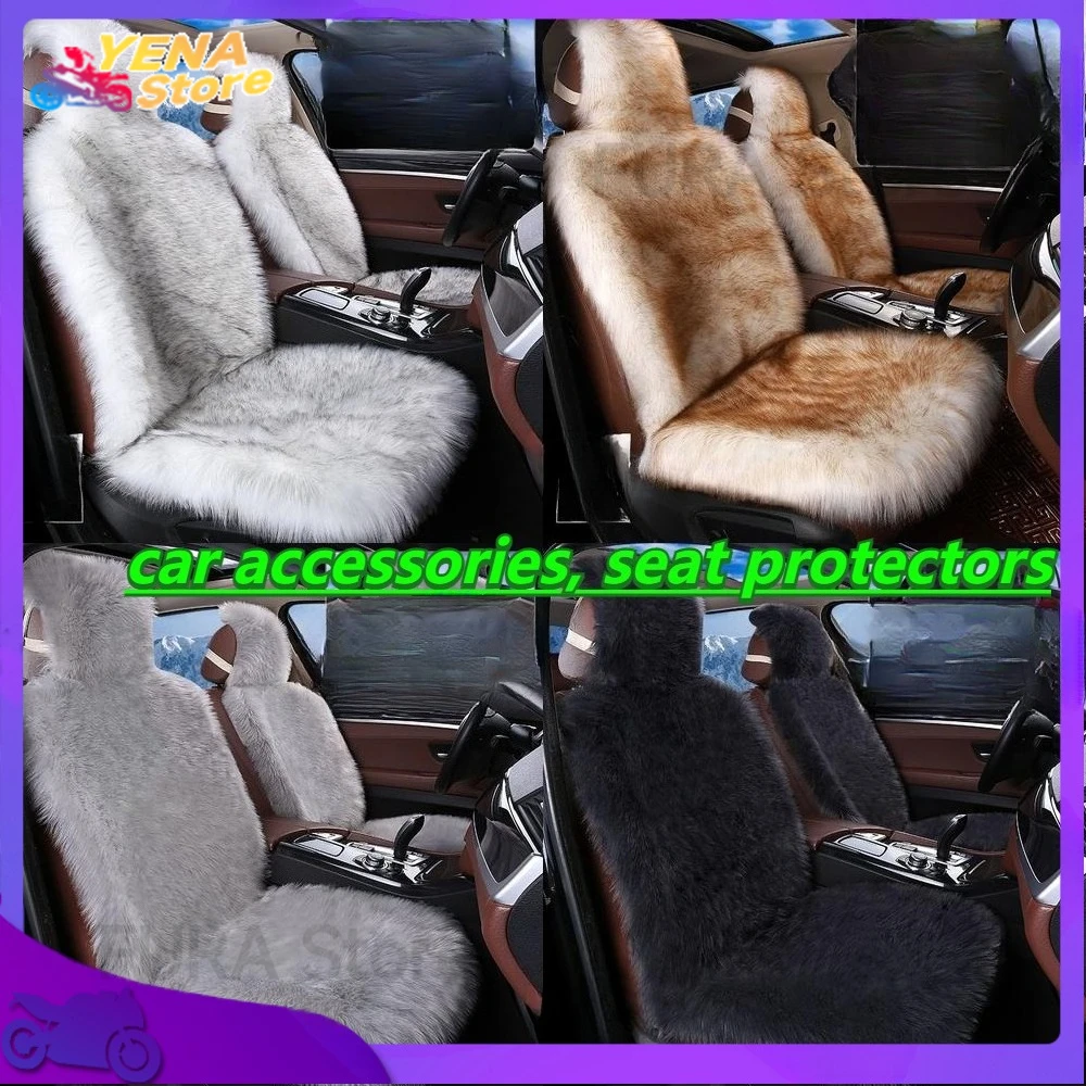 

2025 New Winter car seat covers, universal plush car front seat protectors, car accessories, seat protectors