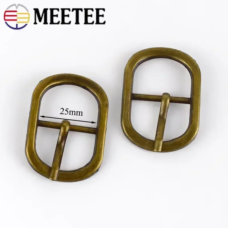 5/10/20Pcs Brass Metal Buckle Bag Strap Tri Glide Adjust Clasp 25mm Webbing Belt Pin Buckles DIY Clothing Shoes Hook Accessories