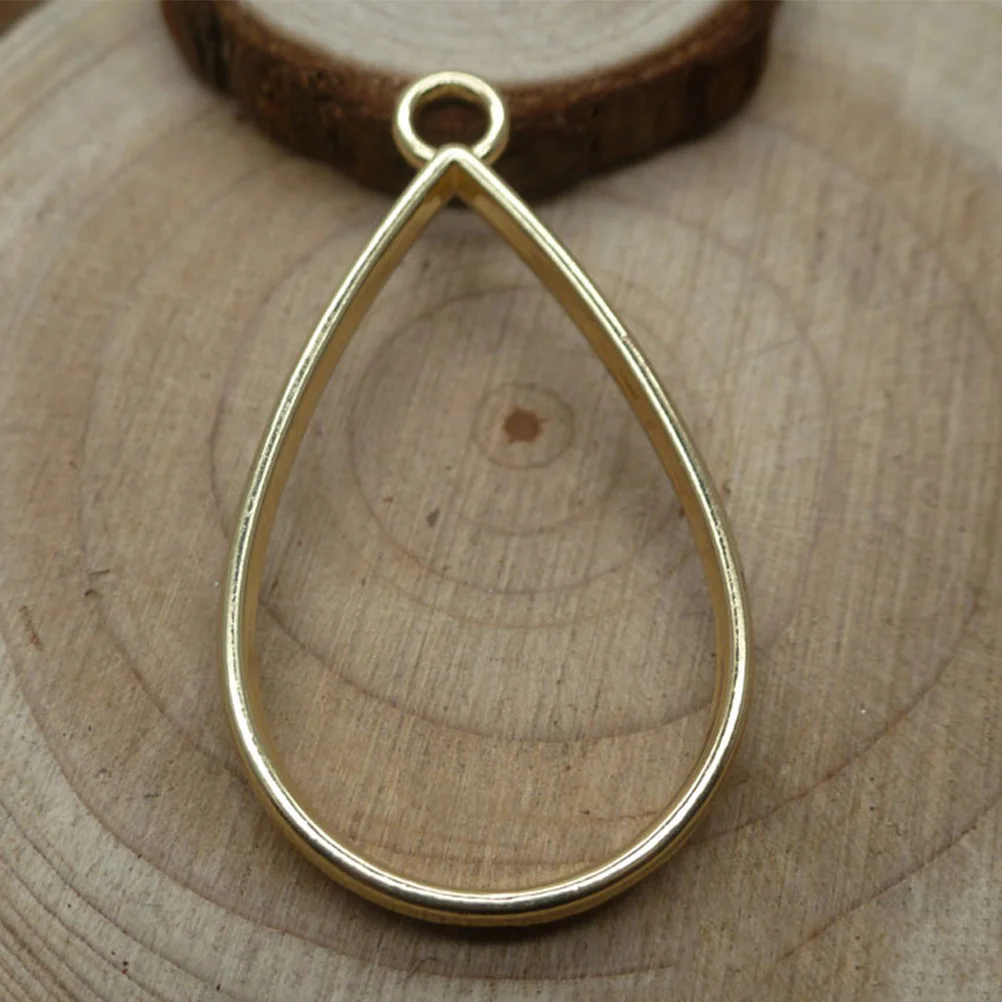 

30Pcs Open Alloy Bezel Pendants DIY Jewelry Making Charms Hollow Pendant Tray Resin Jewelry Findings Necklace Bracelet Charms