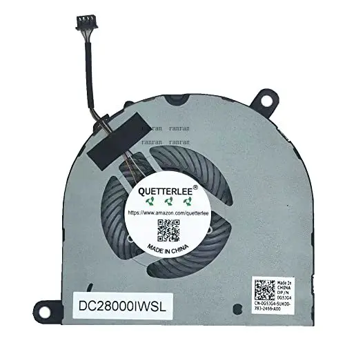 Reemplazo de nuevos procesadores gráficos integrados para portátiles serie H, ventilador de refrigeración de CPU para Dell Latitude 5480 5490 5491 5495 Series