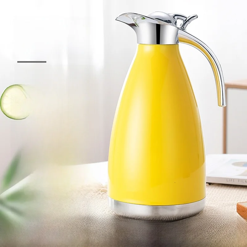 

Large Capaci 2L Stainl Steel Insulated Water Bottle Convenient European Sle Vacuum Flask Home Use Thermal Pot