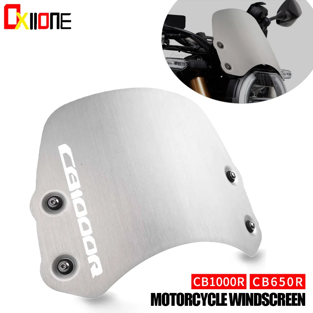 

For CB650R CB 650R CB650 R CB1000R Neo Sports Cafe 2018 2019 2020 Motorcycle Windshield Wind Deflector Windscreen Windproof