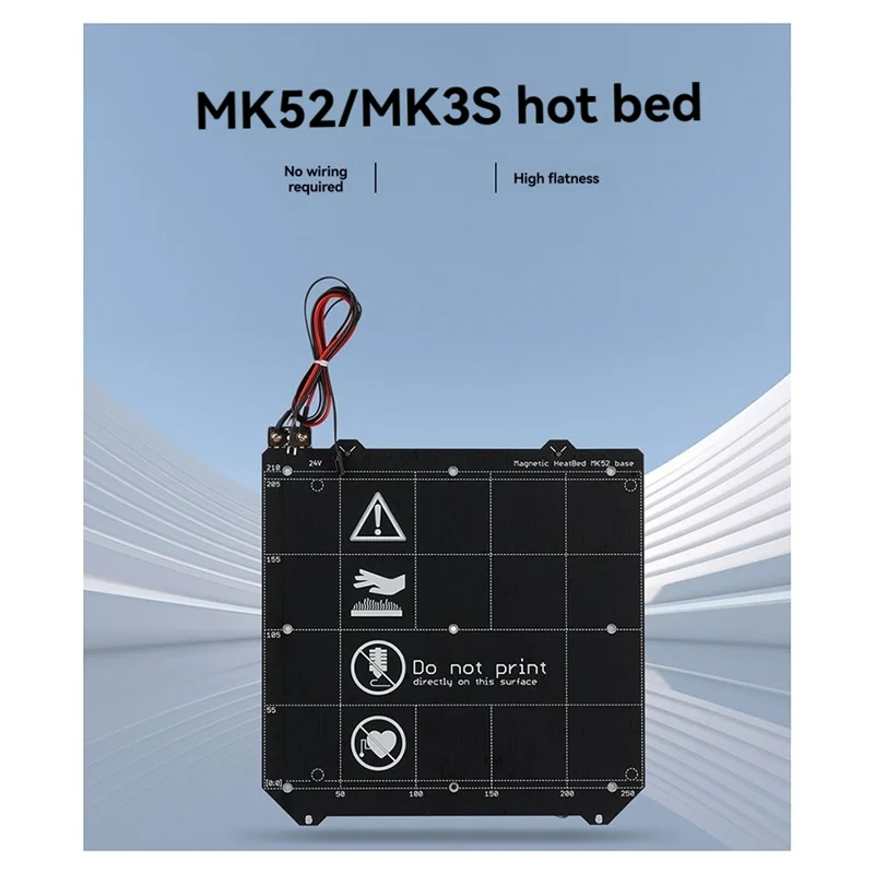 

Плата расширения питания горячей кровати 3D-принтера для Prusa MK3S MK52, улучшенное распределение тепла и стабильность