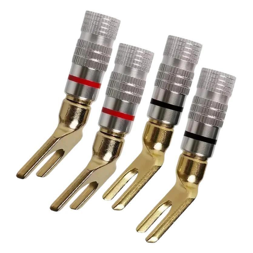 

Гибридный разъем динамика Y-образной формы, вилка-банан для клеммных соединений