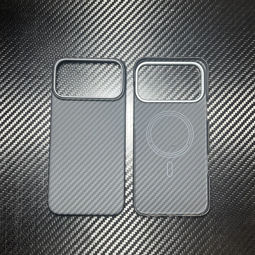 

Совместимый чехол Magsafe Magnetic для iphone 17 16 15 pro max из углеродного волокна, ультратонкий арамидный чехол для iphone 17 pro, карбоновый чехол