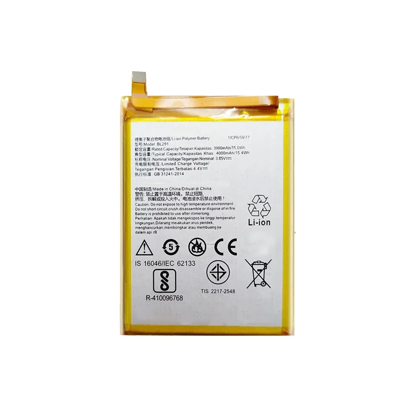 Bateria portátil de 3900mAh BL291 para Lenovo A5 L18011 L18021 baterias de substituição para celular