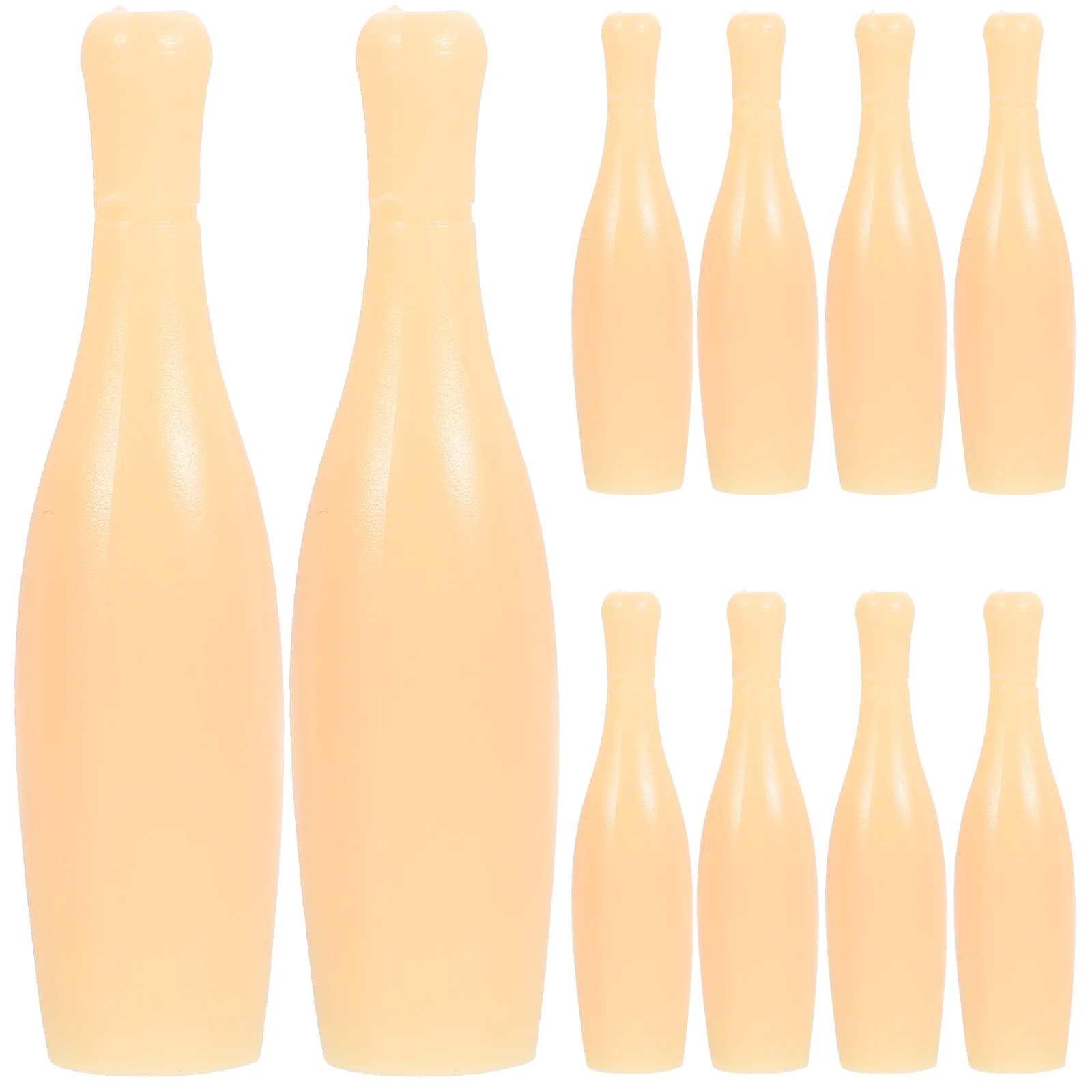 

20pcs Mini Bowling Pin Accessory Plastic Small Replacement Table Bowling Pins Reusable Fun Prop For Standard Tables Compact