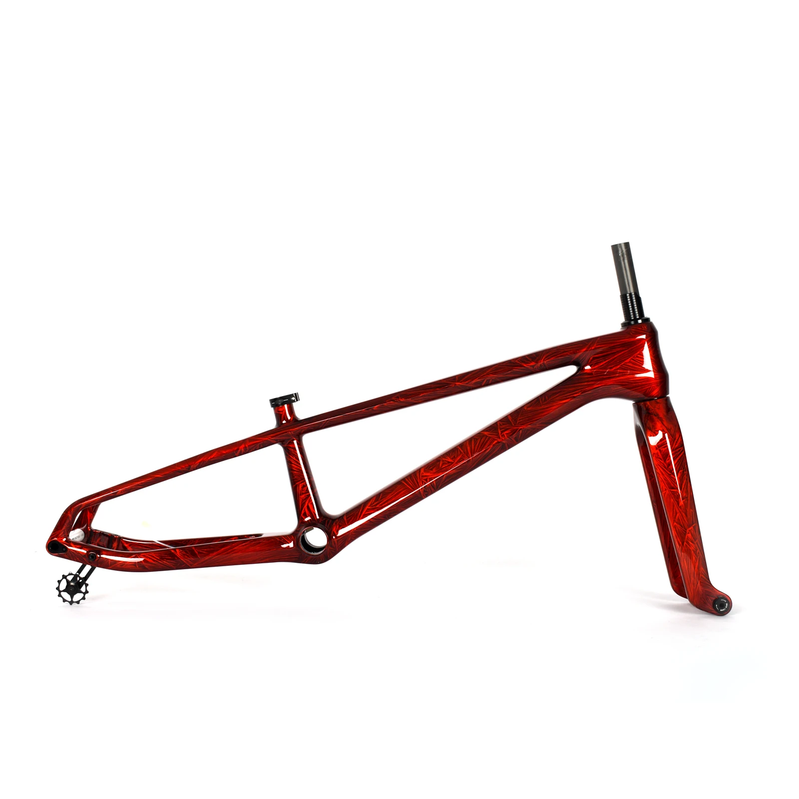 Tideace 20er BMX Freestyle Carbon Frame | Ultralight Carbon Fiber,Racing Grade,Off-Road Bicycle Frame,20inch