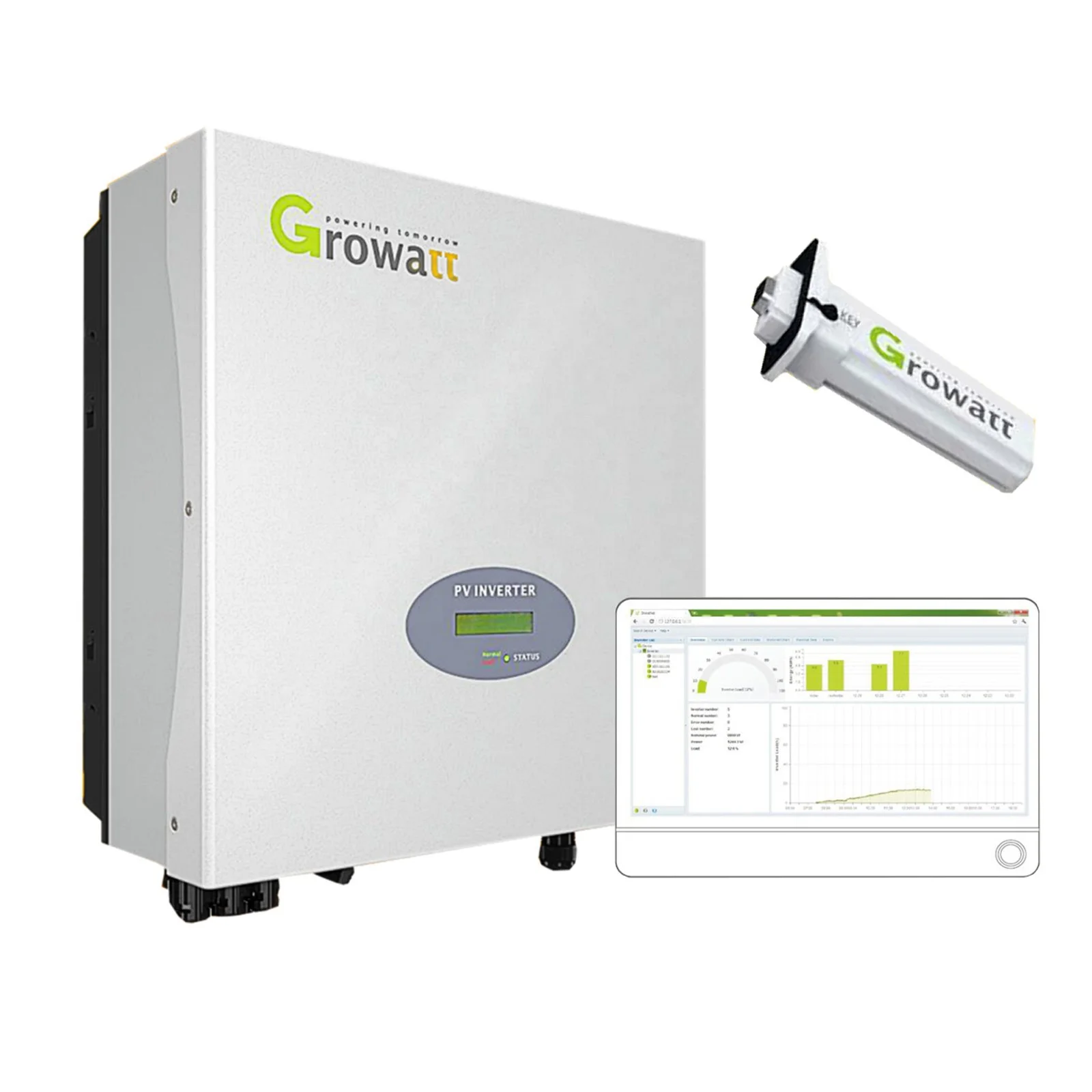 Commercial rooftop inverter Growatt 12KW 13KW 15KW three phase on grid inverter