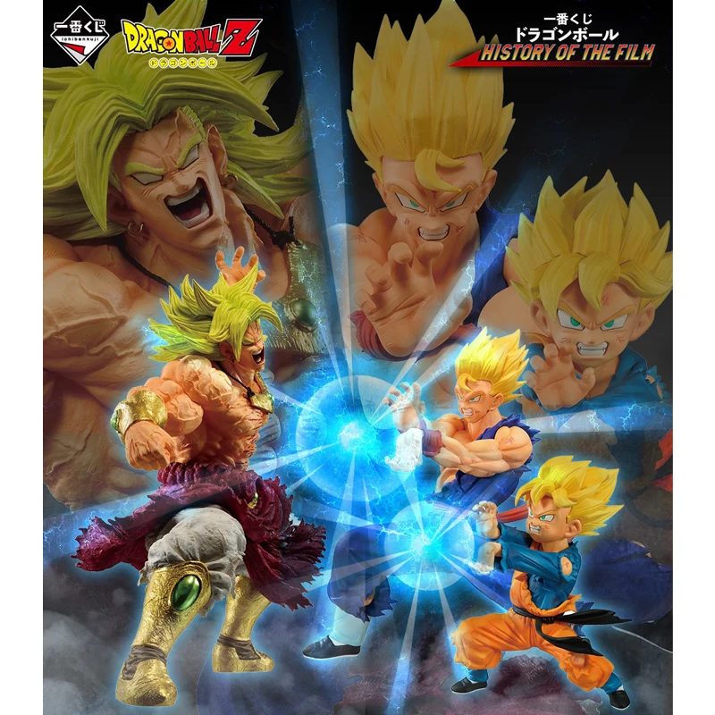 Bandai Ichiban Kuji Dragon Ball Super Saiya Broly Beerus Tarentum Son Gohan Anime Figure Model aksi hadiah anak laki-laki