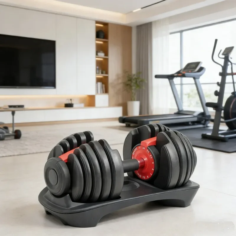 

Premium Heavy-Duty Adjustable Dumbbell with Max Weight for Home Gym Strength Training Equipment Durable Design New Arrival