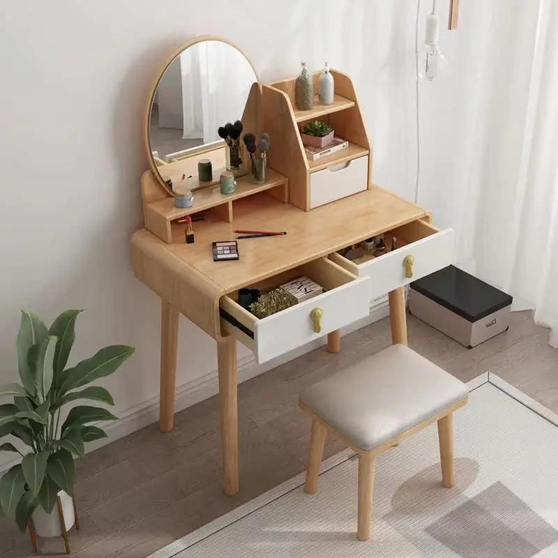 

Storage Drawers Vanity Table Small Desk Bedroom Jewelry Travel Essentials Vanity Table Jewelry Closets Vestidores Home Furniture