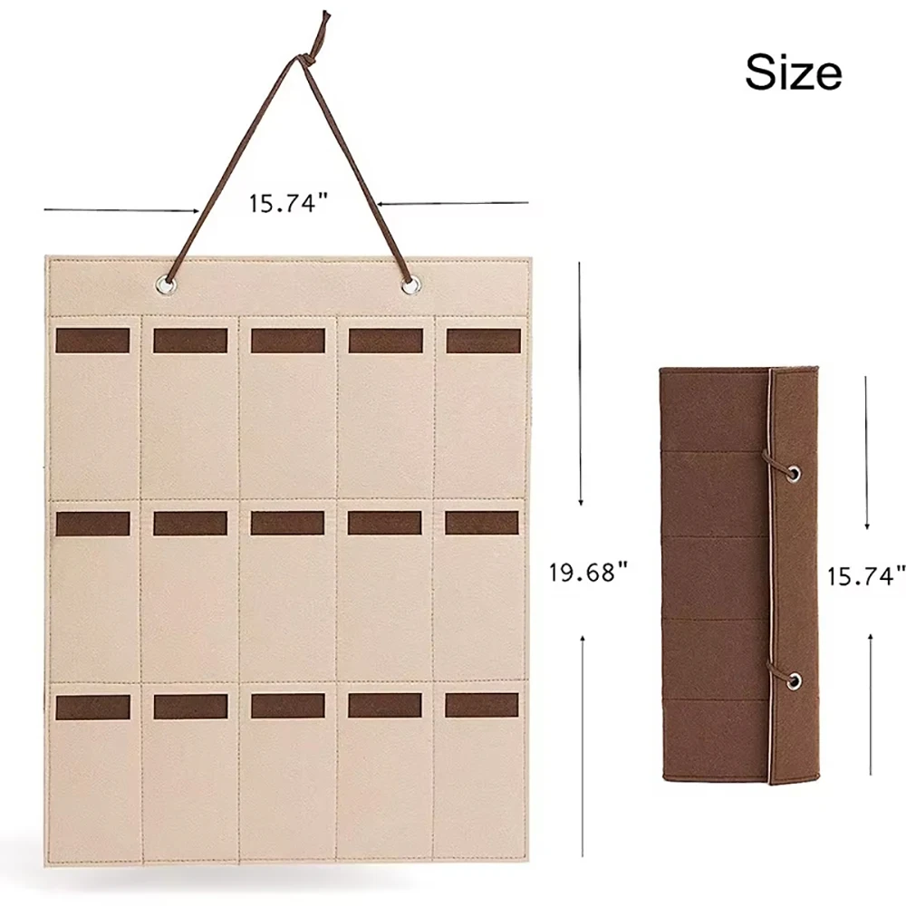 1 قطعة 15 شبكة نظارات المنظم تخزين جدار حقيبة للحمل متعددة الوظائف النظارات الشمسية حاوية النظارات حقيبة قابلة للطي