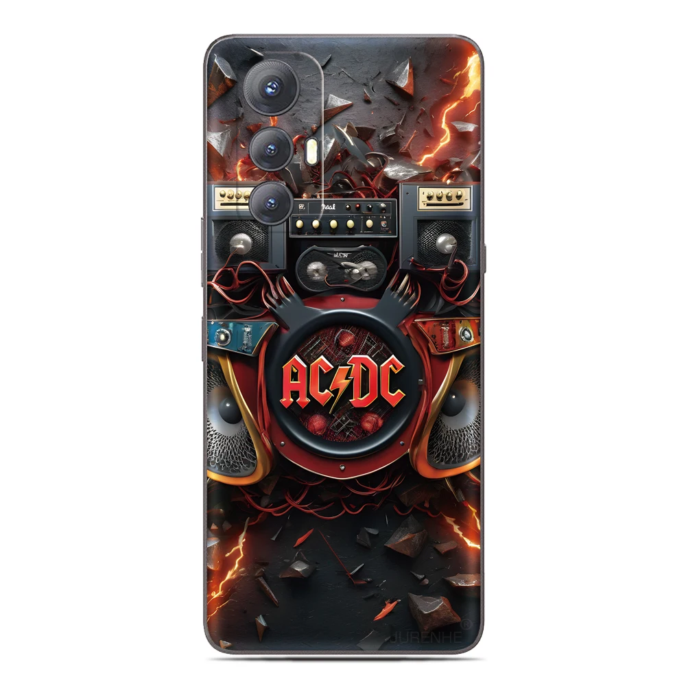 ACDC الفرقة روك قضية الهاتف ل LG الجناح المخملية K22 K61 Q60 K50 K51 K52 K40 Q6 Q7 Stylo 5 6 G8s G8X G6 G7 G8 V50 V60 ThinQ غطاء #5