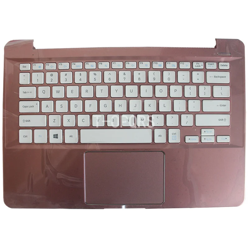 

F English Laptop Keyboard for SAMSUNG 905S3K 910S3K 910S3L Pink Palmrest Cover