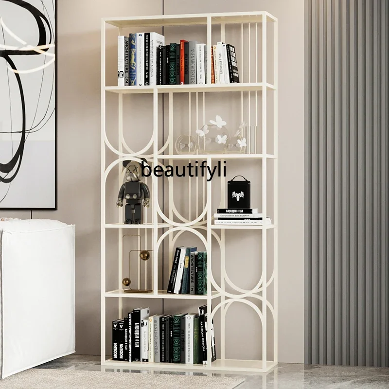 

Wrought iron, floor rack, living room integrated storage rack against the wall, office tea display rack a50