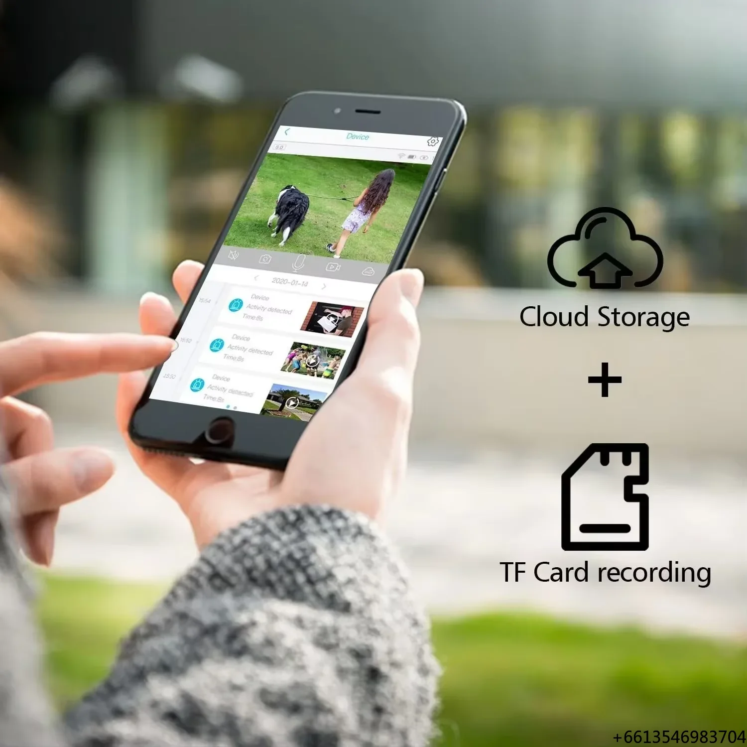 AI Smart Walkable 3MP FHD 1080P Monitoring 6000mAh Night Vision PTZ Wi-Fi Connection Pet and Baby PTZ Wifi CCTV Security Camera