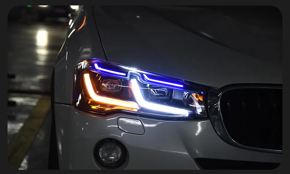 Car Lights for BMW X3 F25 LED Headlight 2014-2017 X4 F26 Head Lamp Drl Projector Lens Automotive