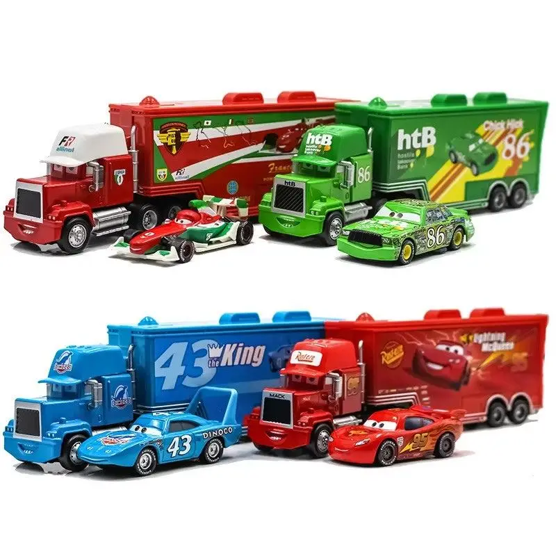 Zabawki samochodowe Pixar Cars 2 Zygzak McQueen, Jackson Storm, Mater, Sally, Szeryf, model samochodu w skali 1:55, zabawka, prezent urodzinowy dla dzieci