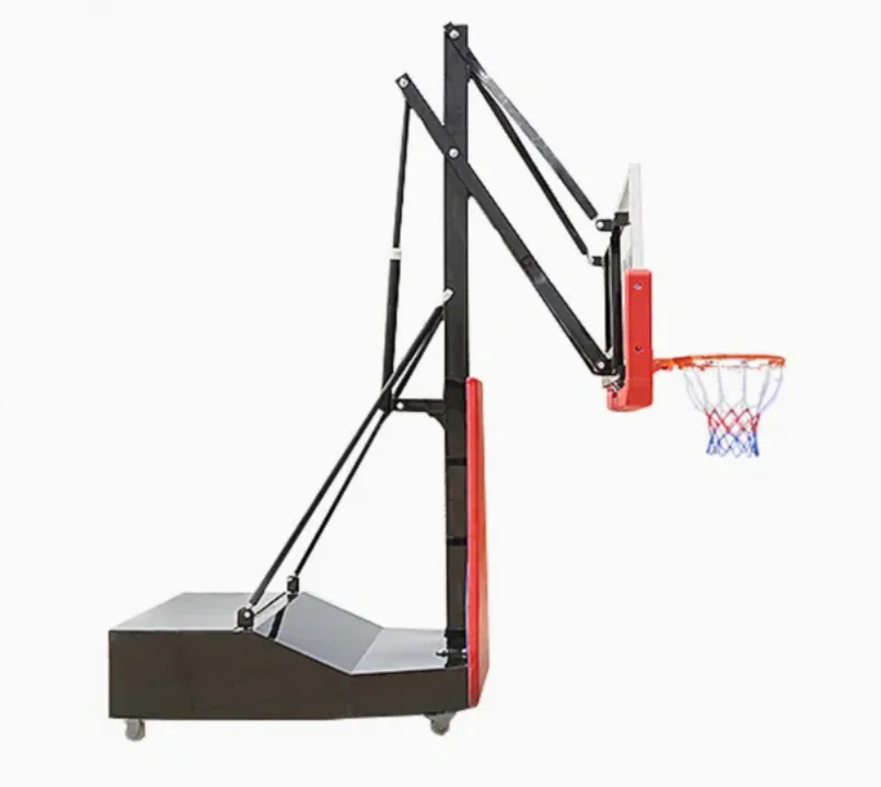 2024 Professionalผู้ใหญ่ในร่มการฝึกอบรมขาตั้งบาสเกตบอลใหม่กลางแจ้งDunkฝังบาสเกตบอลHoopปรับสําหรับเด็ก