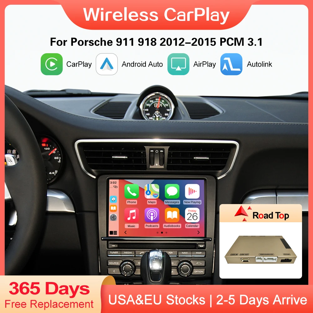 Wireless CarPlay for Porsche 911/918 PCM 3.1 7