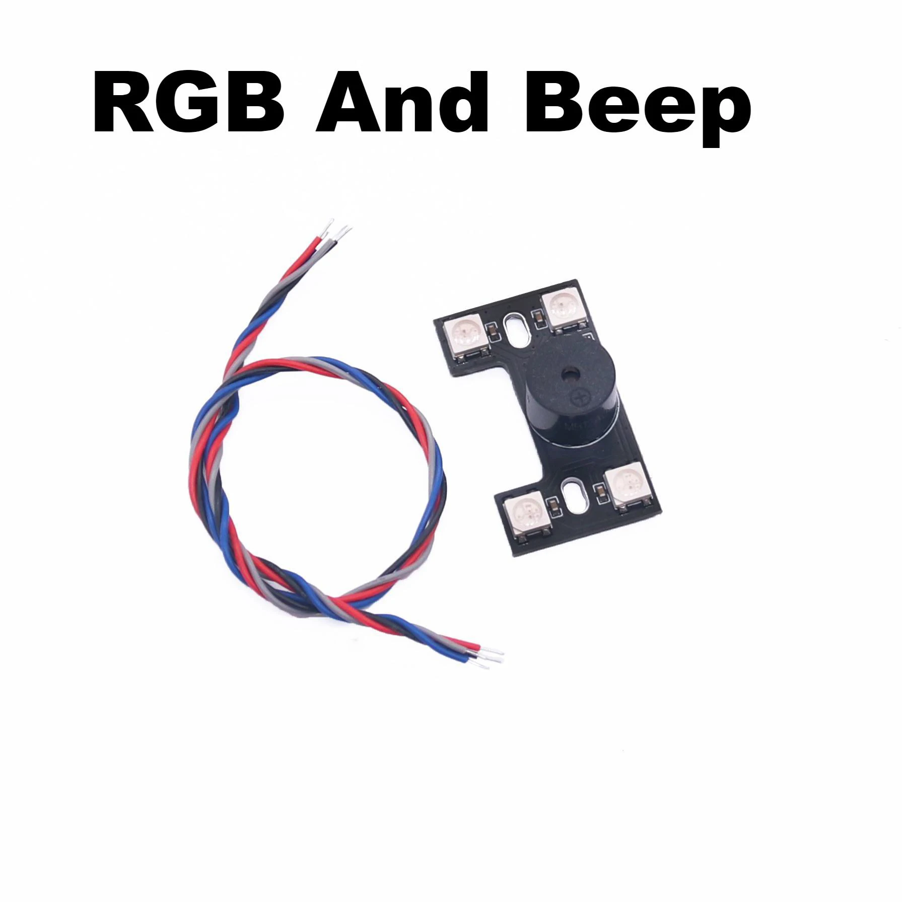 

HanNiu WS2812B светодиодный с громким зуммером, 4-осевой квадрокоптер, FPV-дроны, задний фонарь, 5 В, двойной режим управления для NAZE32 CC3D F3 F4 F7