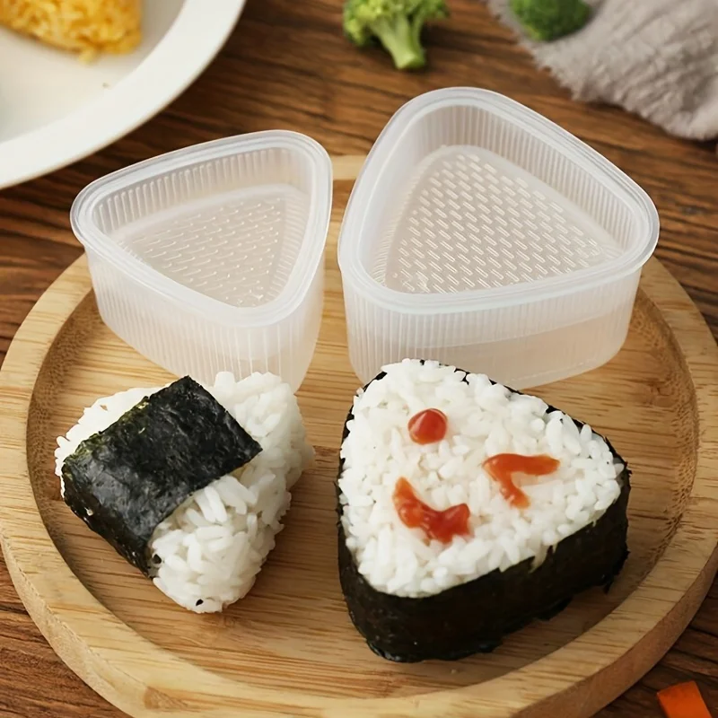 Triangle Rice Ball Mold Kitchen Sushi Rice Ball Maker Mould Plastic Triangular Children's Rice Bento DIY Mold Home Cooking Tools