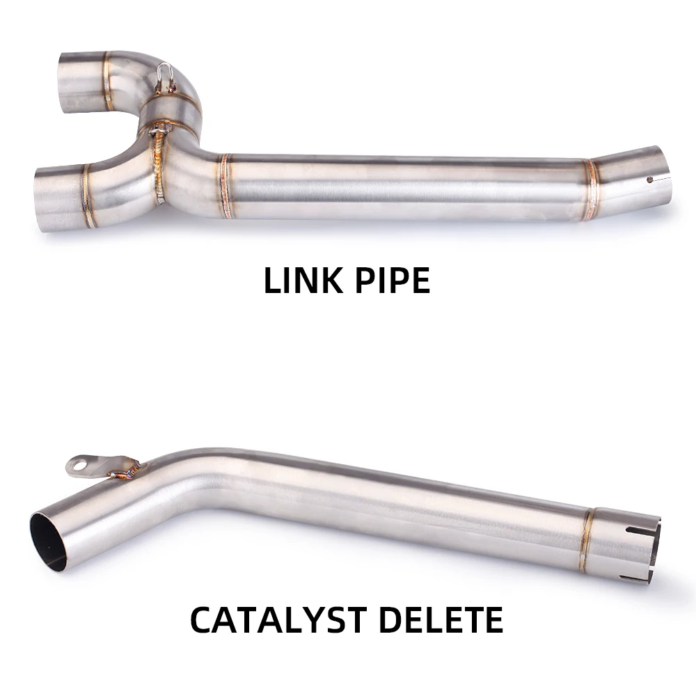 FZ6S FZ6N Fazer600 S2 Motorcycle Exhaust Muffler Connecter Middle Pipe For FZ-6N FZ-6S FZ6 S2 Fazer 600 Exhaust Link Pipe